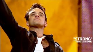 Robbie Williams - Strong (Live At Knebworth) [Lyrics + Sub. Español]