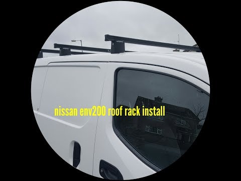 How to put a Roof rack on for nissan env200 2015