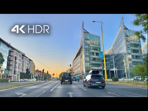 🇭🇺 Budapest, Evening Summer Driving  | 4K HDR 60FPS. Jul 2024