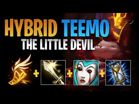 SEASON 10 LITTLE DEVIL TEEMO - HYBRID BUILD! WHAT?? TEEMO IS TOO STRONG!  League of Legends Gameplay