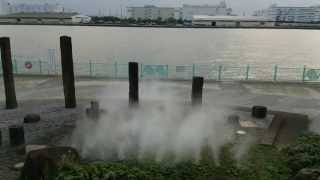 preview picture of video '[SHL25]有明西ふ頭公園 霧の噴水広場[4K] -The mist fountain square in Ariake Nishi Port Park-'