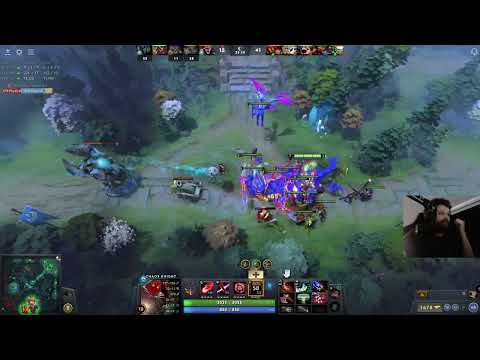 Perfectly timed Chaos Knight ult with aghs dodged Global silence for his team by Gorgc