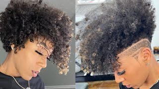 THE BIG CHOP (again) on NATURAL HAIR 2021 | Tapered Cut TWA | Starting My Natural Journey Over