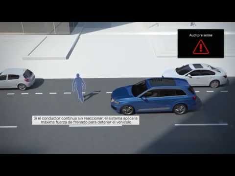 Audi Q7 2015. Audi pre sense city