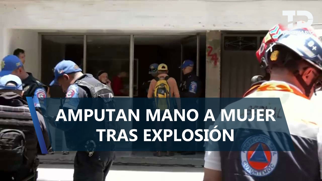 Mujer sufre amputación de una mano tras explosión dentro de su casa en la Tabacalera