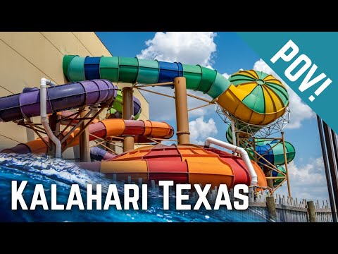 All Water Slides at Kalahari Resort Round Rock, Texas POV!