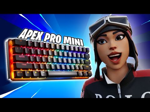 Trying the *FASTEST* Keyboard in Fortnite (Apex Pro Mini)