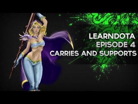 Razer Academy - LearnDOTA Episode 4 - Support and Carry Heroes