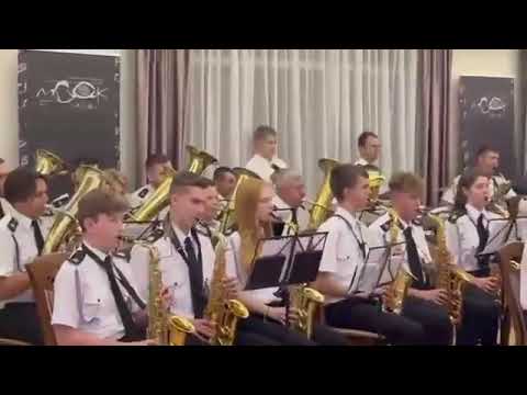 MARSZ ŚLĄSKI - Orkiestra Dęta OSP Skalbmierz - Obchody dnia św. Cecyli 2025