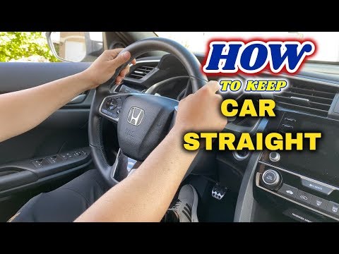 How To Keep Car Straight When Driving/TUTORIAL for BEGINNERS 🚘