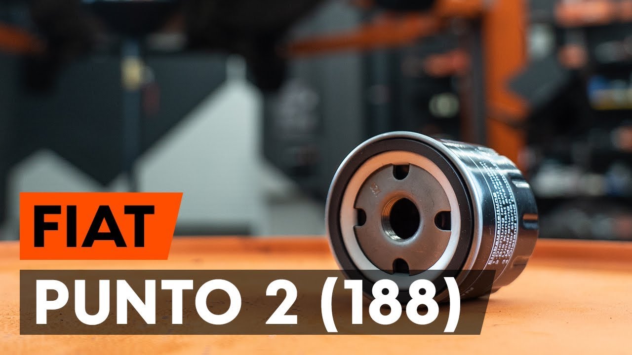 Como mudar óleo do motor e filtro em Fiat Punto 188 gasolina - guia de substituição