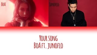 BoA ft  Junoflo Your song Lyrics Rom:han