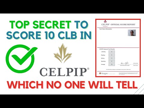 Score 10/12 in CELPIP with this TRICK!