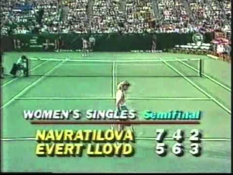 1981 US Open SF (pt 2/2) - Navratilova d. Evert