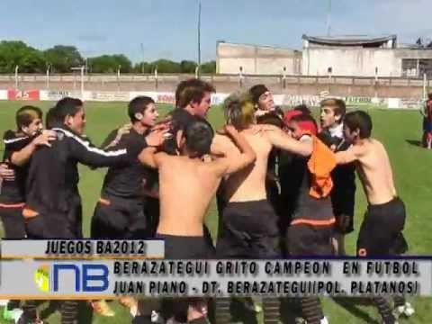 Juegos BA2012: Berazategui gritó campeón en fútbol