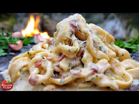Best Carbonara Ever! - Cooking in the Forest