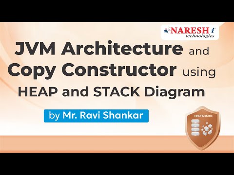 JVM Architecture & Copy Constructor using HEAP and STACK Diagram | Session-1 | Naresh IT