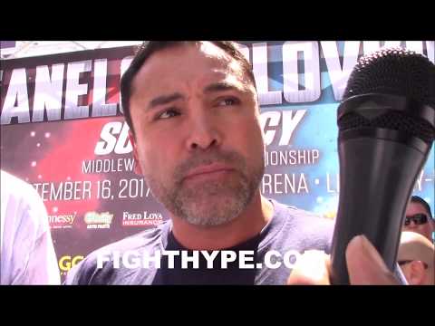 (WOW) DE LA HOYA ACCUSES MAYWEATHER OF CARRYING MCGREGOR TO SATISFY BETS;  SAYS CANELO KO'S HIM IN 1