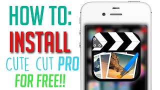 Download lagu How to download Cute Cut Pro for free [NO JAILBREAK] (August 2017) mp3