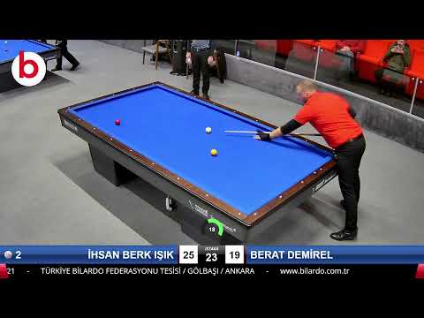 İHSAN BERK IŞIK & BERAT DEMİREL Bilardo Maçı - 2021 YÜKSELME LİGİ-1.TUR