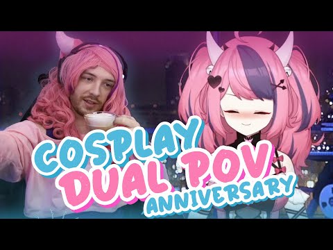 Connor x Ironmouse - Ironmouse Cosplay / 4 Year Anniversary | Full Stream Dual POV [06/08/2021]