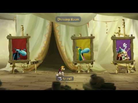 Rayman Legends Demo - Dressroom