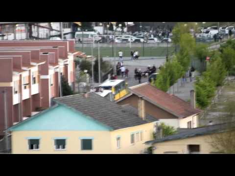 Desportivo de Chaves - Vitória de Guimarães - Chegada da Claque do Vitória