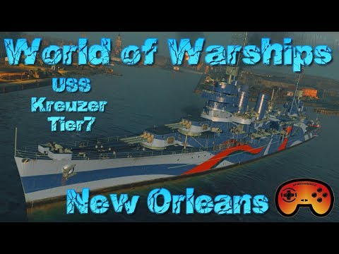 Die neue Tier 7 New Orleans Preview in World of Warships - Deutsch/German - US Kreuzer Gameplay