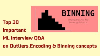 Download the video "Outliers,Encoding and Binning Concepts of Machine Learning Interview Questions  #interview"