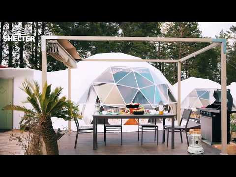 Dia.6m Geodesic Dome House Accommodation - An Unprecedented Glamping Experience
