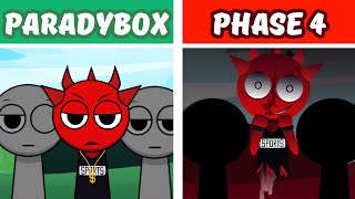 Incredibox:Sprunki paradybox new version VS Paradybox phase 4