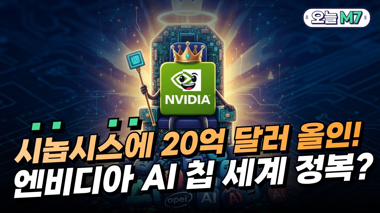 시놉시스에 20억 달러 올인! 엔비디아 AI 반도체 왕국 완성? [오늘M7]