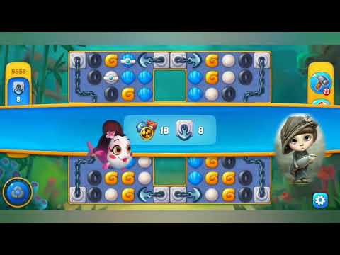 Fishdom 2022, no Boosters, 9558  level  -  прохождение без бустеров,  9558  уровень.