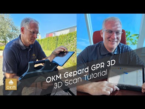 OKM Gepard GPR 3D Scan Tuturial |  How to Detect Buried Objects