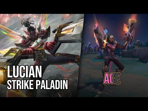 Ace Strike Paladin Lucian Skin | League of Legends | Chromas Skin