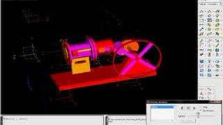 Reciprocating Steam Engine-CAD CAM(I-Deas 12 NX Series)