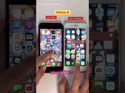iphone 8 ios 16 Beta vs ios 15.5