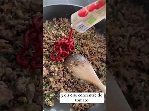 Recette épinard bolognaise