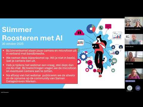 Webinar Slimmer roosteren met AI