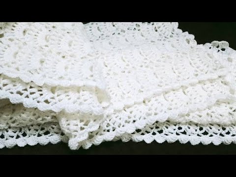 🏵️Crochet Shawl Design Beautiful Crochet Shawl Pattern ll How to crochet shawl /stole/muffler