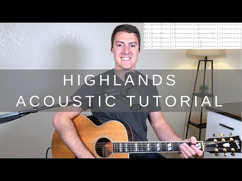 Highlands (Song Of Ascent) Acoustic Guitar Tutorial | Hillsong UNITED