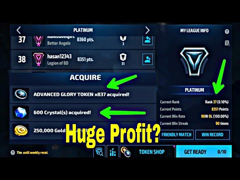 1 Time Refill & Got 600 Crystal From Platinum - Marvel Future Fight