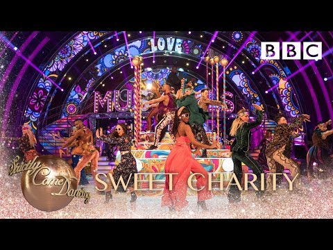 Strictly pro-dancers perform to Rhythm of Life from Sweet Charity  - BBC Strictly 2018
