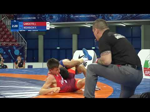 1/8 FS - 48 kg: J. GARDETTE (FRA) v. Y. NISHIUCHI (JPN)