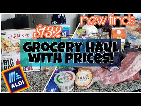 $132 ALDI HAUL with NEW FINDS! | GROCERY HAUL for Family of 5 | WHAT I BOUGHT THIS WEEK - CassieTV