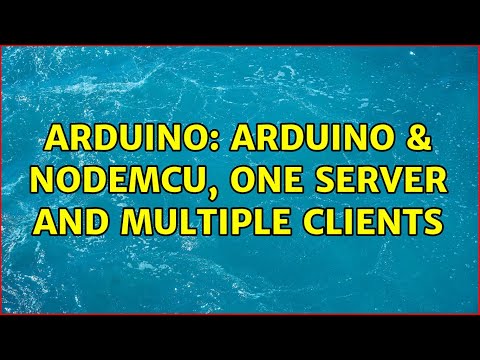 Arduino: Arduino & NodeMCU, one server and multiple clients
