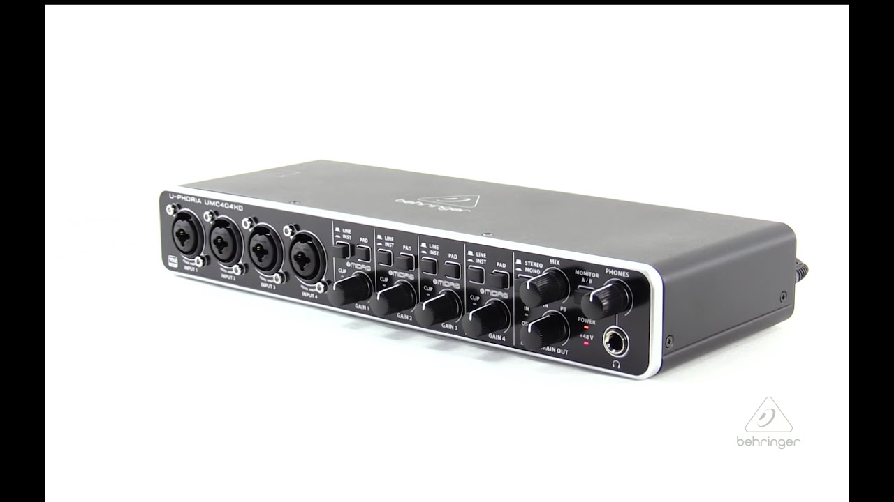Behringer U-Phoria UMC404HD USB Audio Interface
