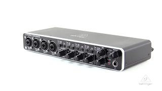 U-PHORIA UMC404HD Audiophile 4x4, 24-Bit/192 kHz USB Audio/MIDI Interface