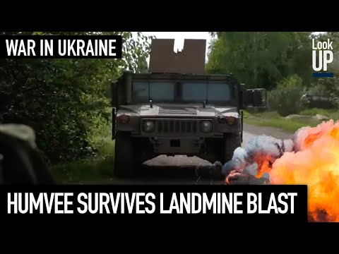 Humvee crew survives landmine blast / Drone hits Moscow / US approves F-16 to Ukraine WAR IN UKRAINE