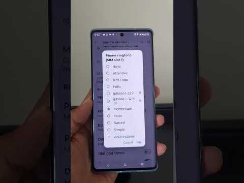 Moto Edge 50 Fusion : Ringtones loudness Test.